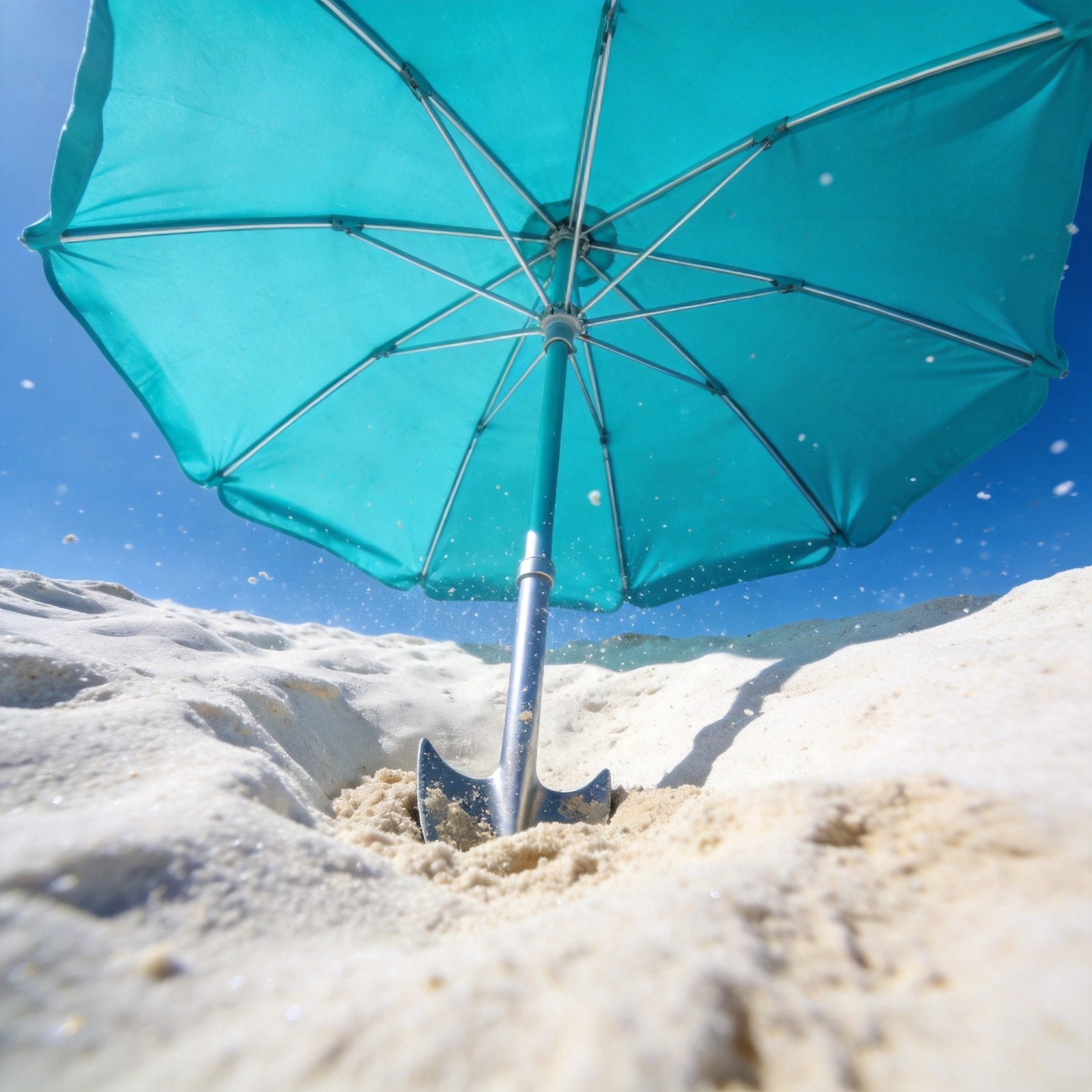 Aluminum Frame Beach Umbrella